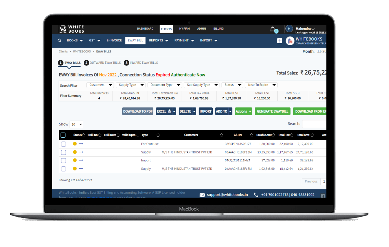India's best e-way bill software