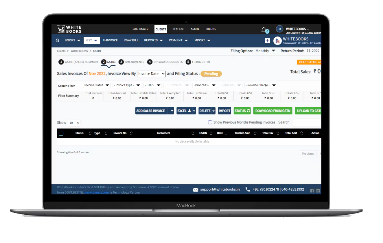 GST Filing and Returns Software