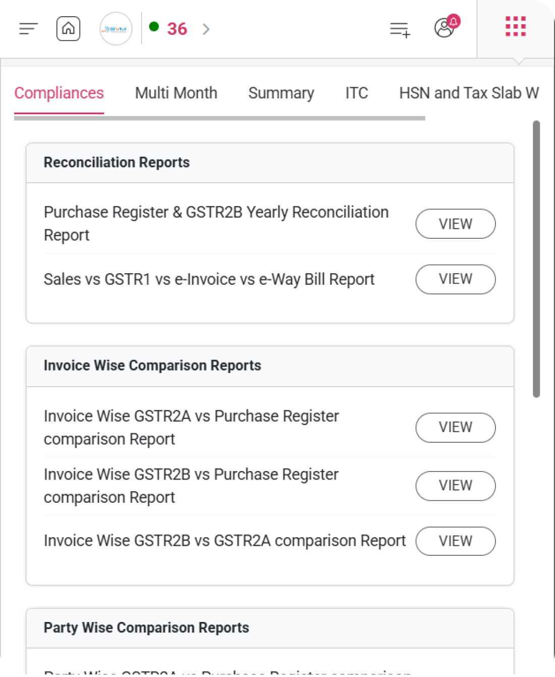 WhiteBooks GST software interface