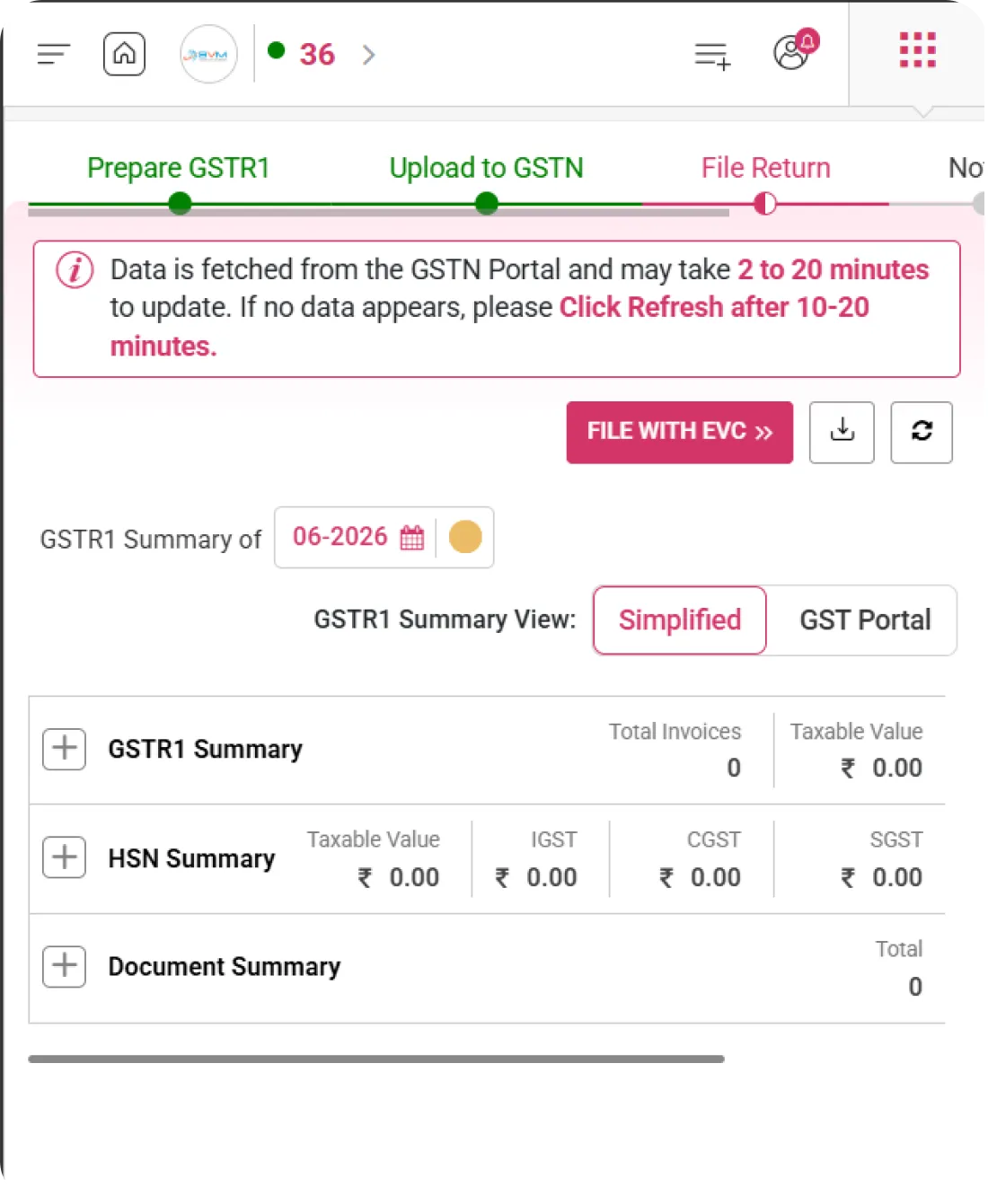 WhiteBooks GST software interface