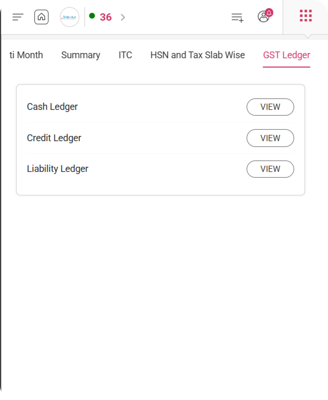 WhiteBooks GST software interface