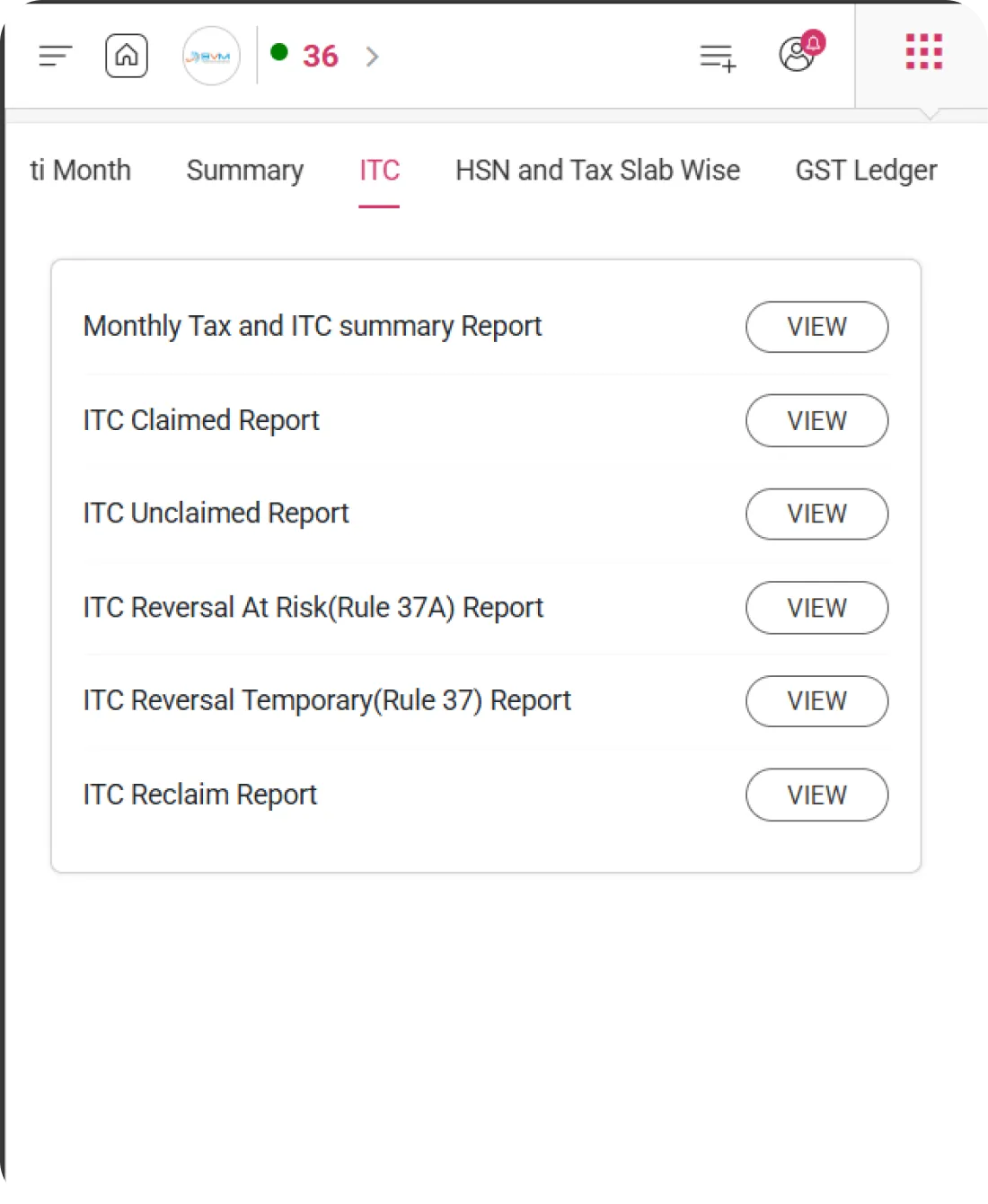 WhiteBooks GST software interface