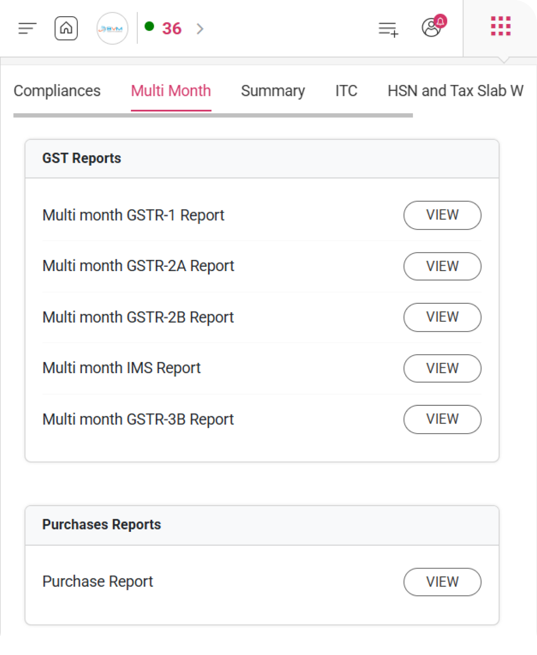 WhiteBooks GST software interface