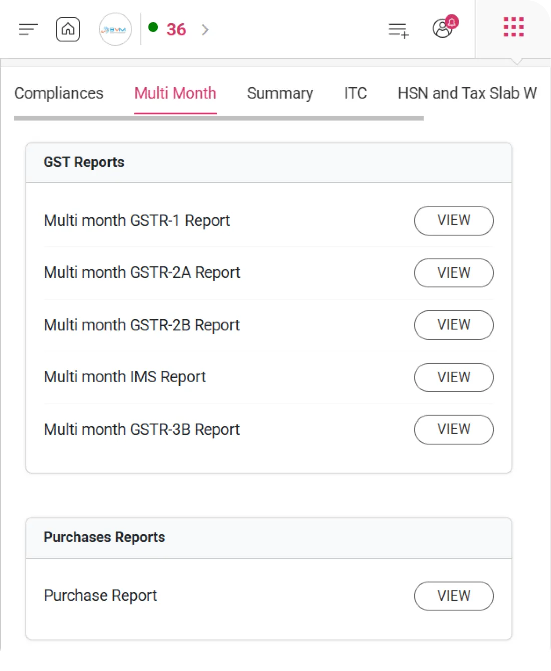WhiteBooks GST software interface