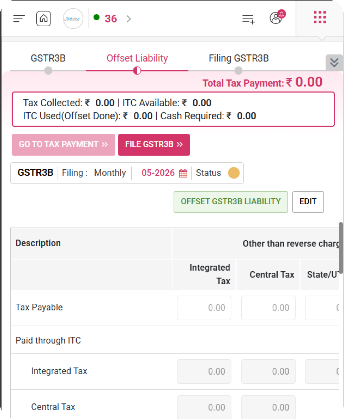 WhiteBooks GST software interface