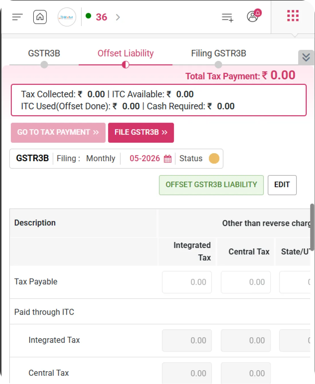 WhiteBooks GST software interface