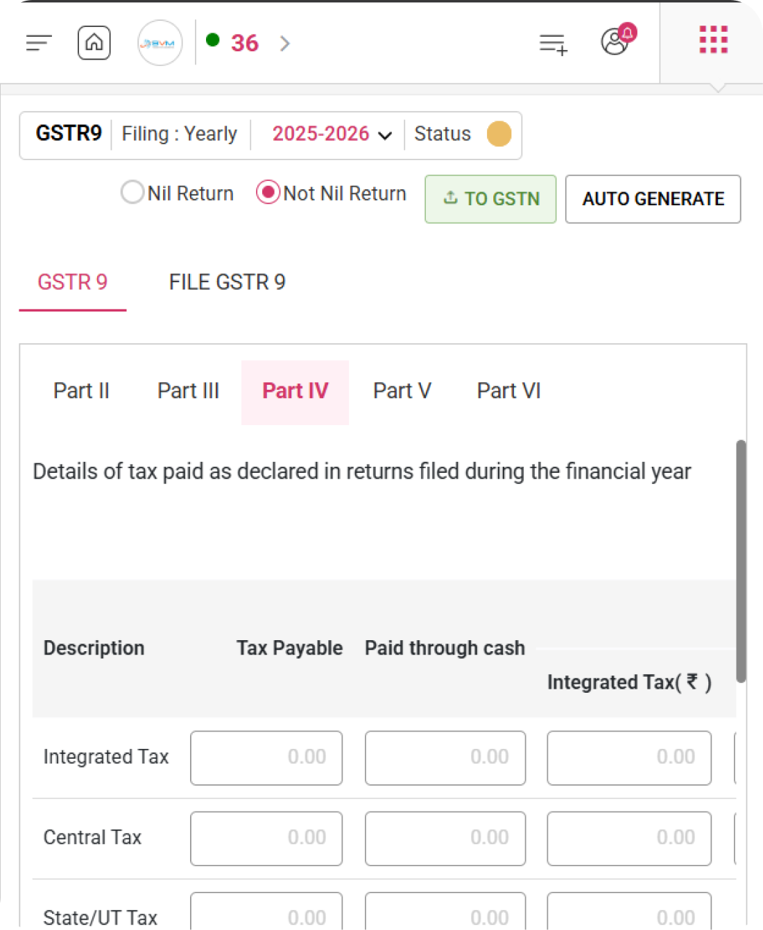 WhiteBooks GST software interface