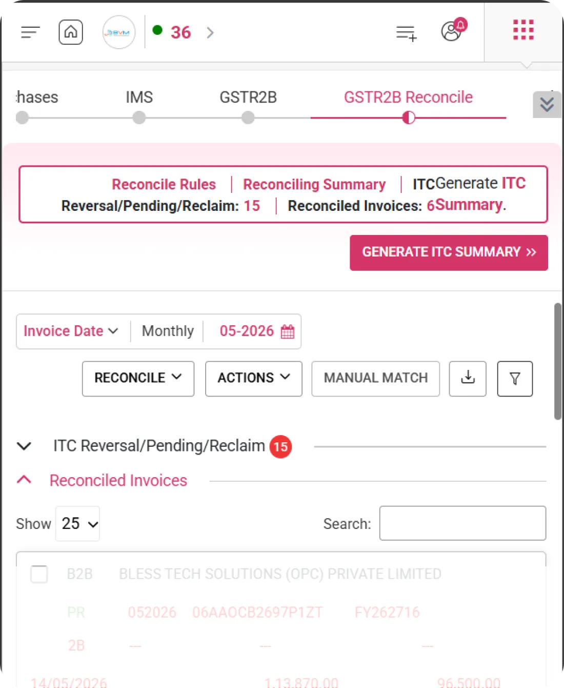 WhiteBooks GST software interface