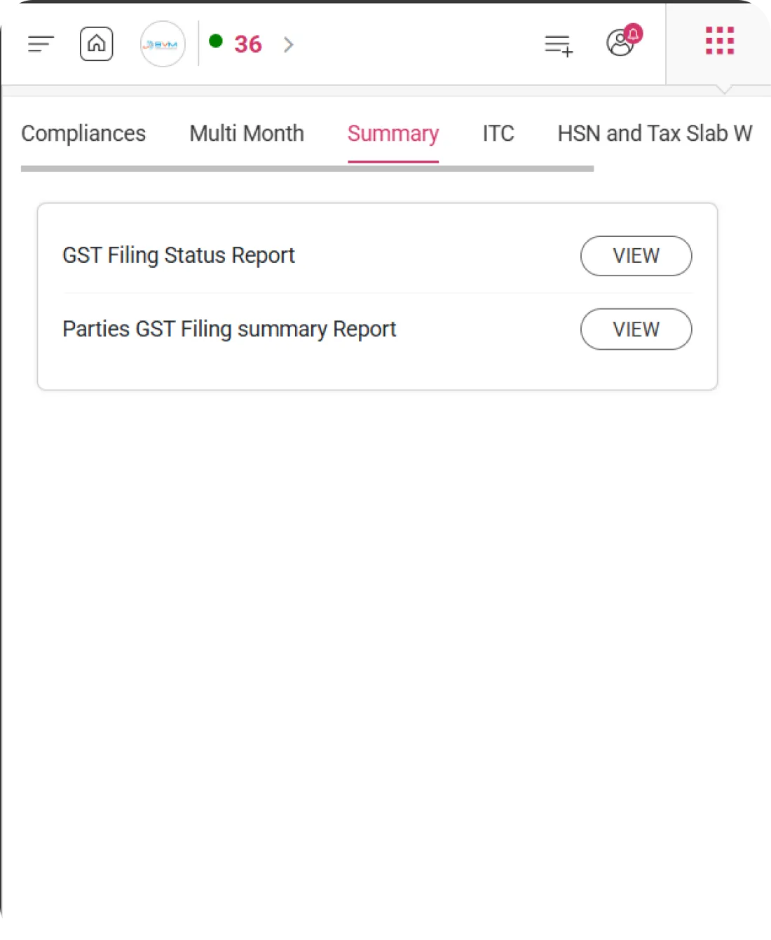 WhiteBooks GST software interface
