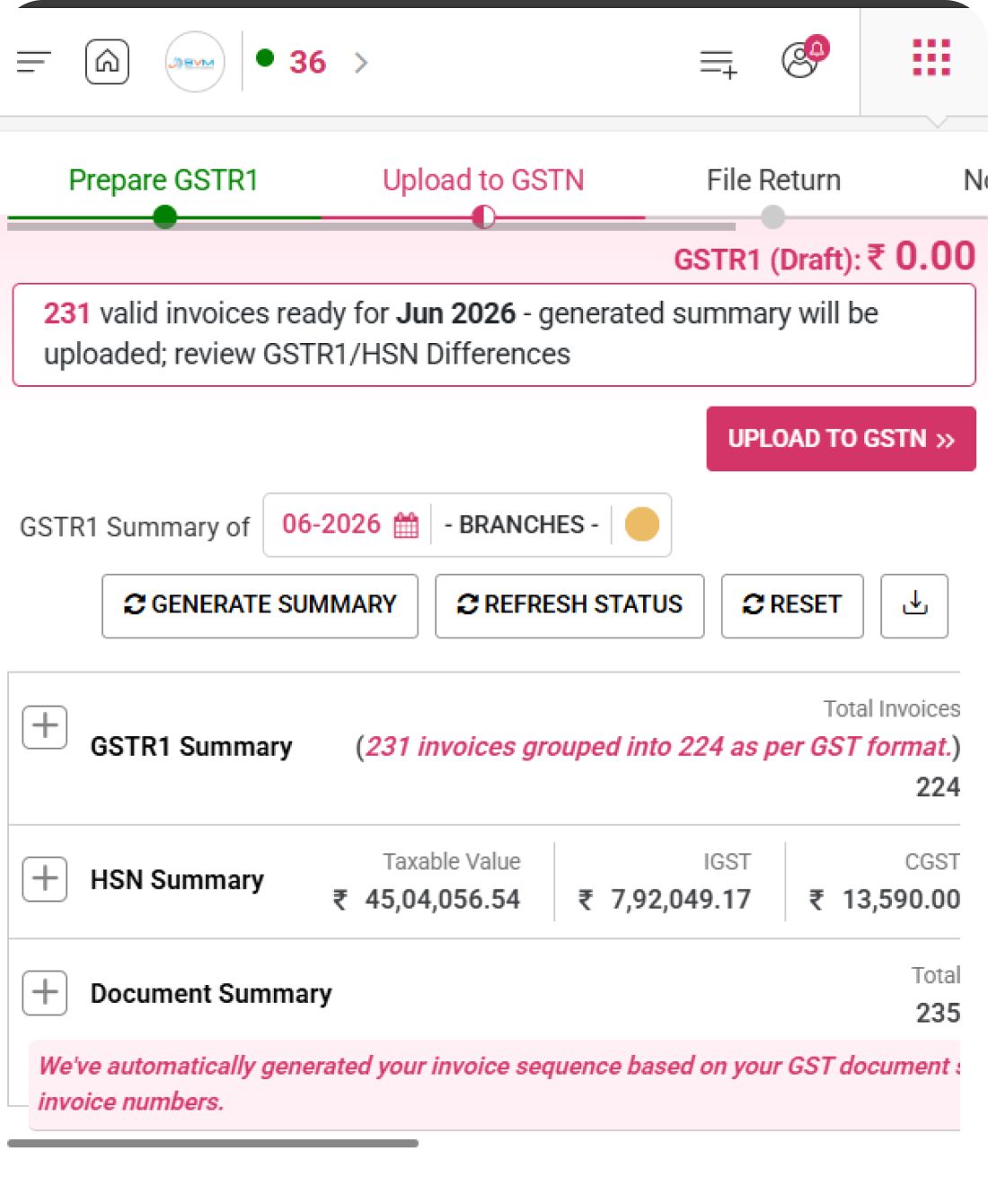 WhiteBooks GST software interface