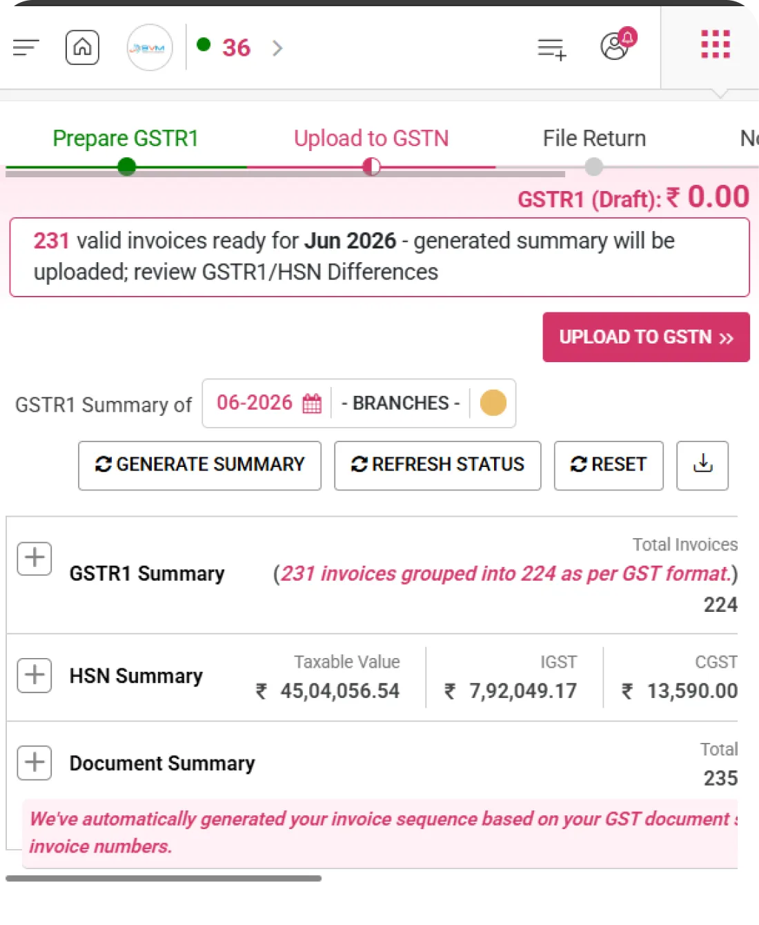 WhiteBooks GST software interface