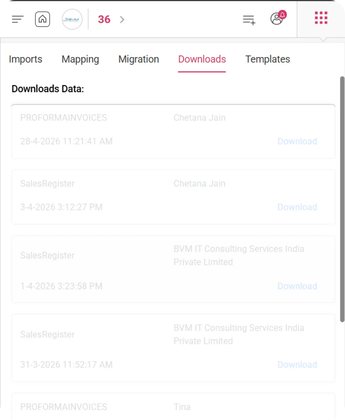 WhiteBooks GST software interface
