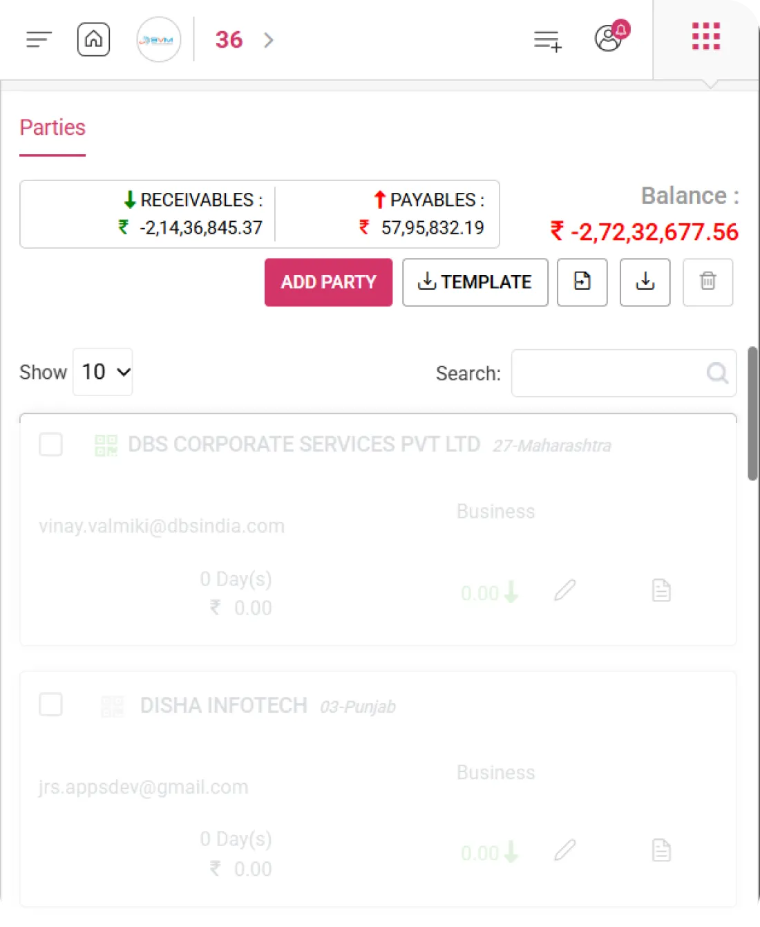 WhiteBooks GST software interface