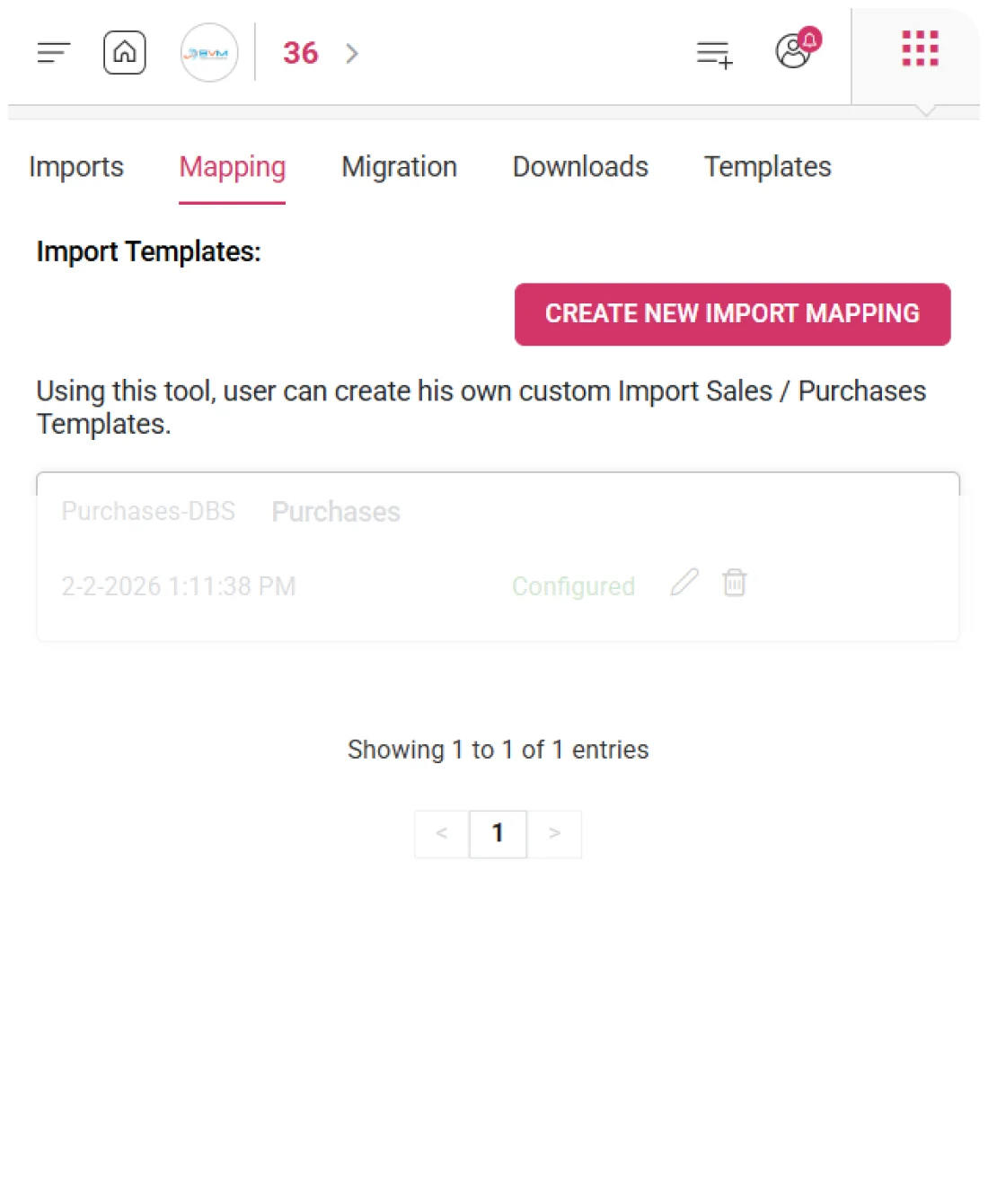 Custom Import Mapping