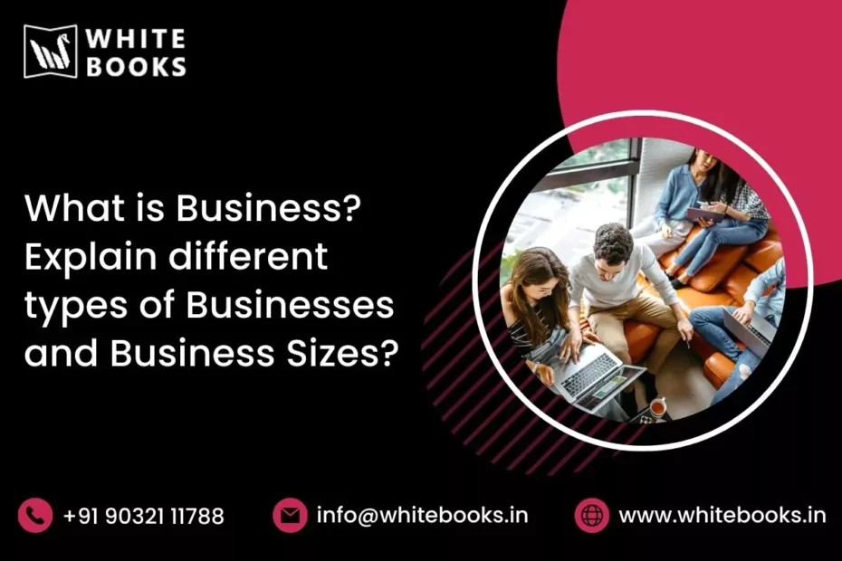 what is business explain different types of businesses and business sizes